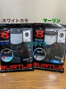 BURTLE バートル インナー　エアーフィット　4070 ホワイトカモ&マーリン　Mサイズ　2枚セット