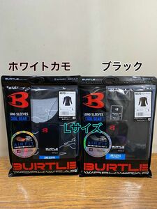 BURTLE バートル エアーフィット　4070 ブラック&ホワイトカモ　Lサイズ　2枚セット