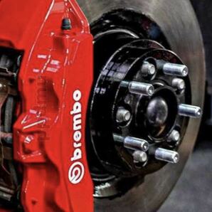 brembo ブレンボ ブレーキキャリパー ステッカー デカール 耐久 耐熱【シルバータイプ】の画像4