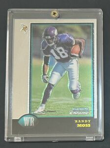 1998 Bowman Chrome Randy Moss Rookie RC #182 Vikings