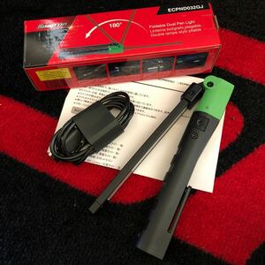  Snap-on LED working light ECPND032J penlight Snap-on working light pen type folding 3WAY new goods green 