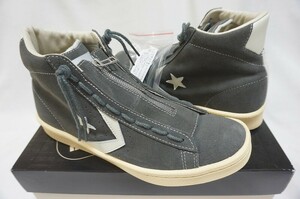 新品 nonnative converse PRO LEATHER HI GRAY 26.5cm ノンネイティブ コンバース プロレザー ハイ ネイビー スウェード