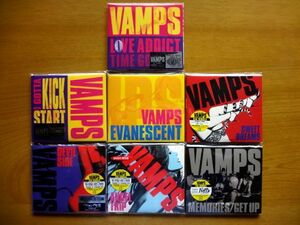 VAMPS ヴァンプス 1st - 7th SINGLE 7枚セット / 初回限定盤 CD＋DVD 2枚組 / 送料360円～