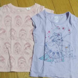 ユニクロ100cm アナと雪の女王 Tシャツ