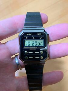 CASIO カシオ　A100WEGG-1A2 