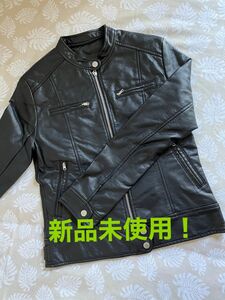 新品未使用　ライダースジャケット　レザージャケット　レディース　Mサイズ