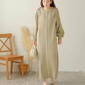 【Bab】【高身長さん向けサイズあり】ボレロセットセンターラインロングワンピース