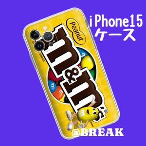 可愛い　おしゃれ　人気　m&m's エムアンドエムズ　iPhoneケース　スマホカバー　iPhoneカバー　iPhone15