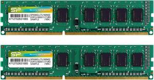 シリコンパワー デスクトップPC用メモリ 1.35V (低電圧) DDR3L-1600 PC3L-12800 8GB×2枚 240