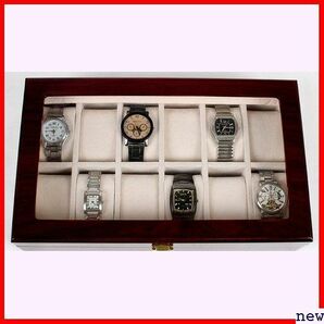 新品◆ 豪華 ディスプレイ ケース コレクション 12本用 ボックス 収納 腕時計 木製 高級 23の画像4
