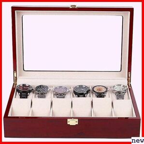 新品◆ 豪華 ディスプレイ ケース コレクション 12本用 ボックス 収納 腕時計 木製 高級 23の画像8