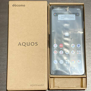 【送料無料】未使用品 simロック解除済 docomo AQUOS wish3 SH-53D ブラック 36588