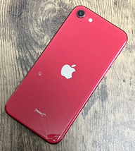 【送料無料】ジャンク simロック解除済 softbank iPhone SE2 128GB レッド MXD22J/A_画像5