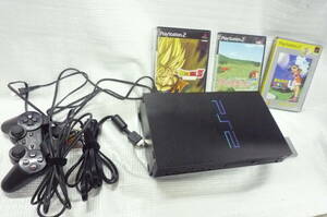 ★動作確認済★ SONY ソニー PlayStation2 SCPH-39000 プレステ2美品 ゲームソフト3点