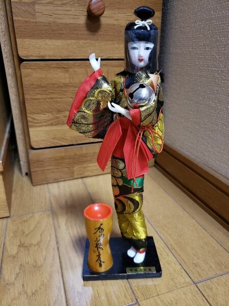 【値下げしました！】【木原人形店】『ひえつき人形』 日本人形 アンティーク 着物