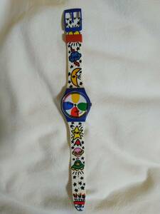 SWATCH スウォッチ SPACE PEOPLE スペースピープル GN134 AG1992 カステルバジャック 未使用　ベルト裏変色あり