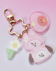 BT21 Spring Days Acrylic keyring アクリルキーリング TATA,CHIMMY,COOKY
