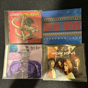洋楽CD 4枚セット　MR.BIG/Slash's Snakepit/SKID ROW/BON JOVI