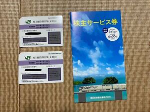 JR東日本株主優待割引券(4割引)2枚と株主サービス券のセット