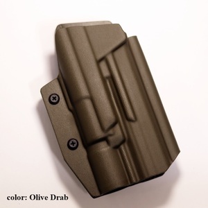 六七五 H&K VP9 SUREFIRE X300U ライト 専用 カイデックス ホルスター 右用 Olive Drabカラー 国内製造品