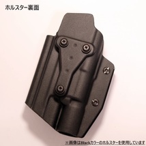 六七五 SIG P226 SUREFIRE X300U ライト 専用 カイデックス ホルスター 右用 Black Basket-Weaveカラー 国内製造品_画像3