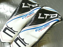 NCB77★新品★cobra★コブラ★ONE LENGTH LTDX UT用ヘッドカバー２個セット★WT/BK_画像1