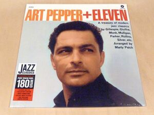 未開封 アート・ペッパー Plus Eleven 限定リマスター180g重量盤LPボーナス1曲追加 Art Pepper + Bud Shank Marty Paich Russ Freeman