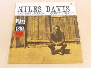 未開封 マイルス・デイヴィス Quintet Sextet 限定リマスター180g重量盤LPボーナス1曲追加 Miles Davis And & Milt Jackson Ray Bryant