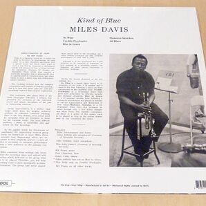 未開封 マイルス・デイヴィス Kind Of Blue 限定ブルーカラーHQ180g重量盤LP Miles Davis Bill Evans John Coltrane Cannonball Adderleyの画像3