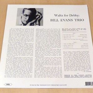 未開封 ビル・エヴァンス Waltz For Debby 限定見開きジャケ仕様HQ180g重量盤LP ボーナス1曲追加 Bill Evans Trio ワルツ・フォー・デビイ の画像2