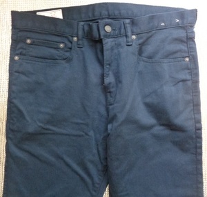 GapFlex Max slim Fit City Denim pants after dyeing processing 2024 year present goods W34 L32 waist 92cm navy 