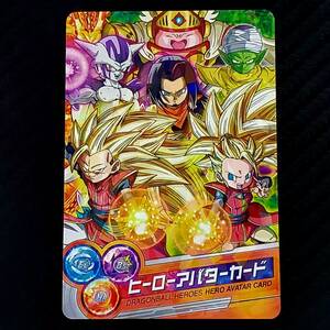 ドラゴンボールヒーローズ ヒーローアバターカード 邪悪龍ミッション3弾 店頭配布 2014 初版 未使用 非売品 DBH サイヤ人 人造人間 DB-07