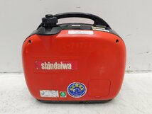 ★1000円スタート売切り！★shindaiwa インバーター発電機 IEG1600M★ガソリン★1.6kva★中古★T354_画像4