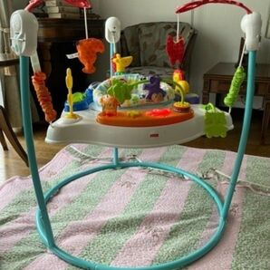 極美品 Fisher price フィッシャープライス アニマル アクティビティ ジャンパルー