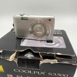2404H20 Nikon COOLPIX S3300 ニコン コンパクトデジタルカメラ デジカメ 箱 取扱説明書など付属品あり 