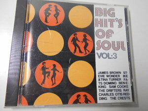 BIG HIT'S OF SOUL VOL:３ /　ジェイムス・ブラウン、スティービー・ワンダー　他　/CD
