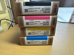 ★EPSON純正　SC13ML　SC13YL　SC13CL　SC13MBM　未使用品★