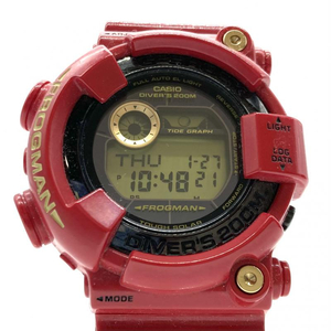 【中古】G-SHOCK 30周年記念限定モデル FROGMAN GF-8230A-4JR 電波ソーラー カシオ ジーショック レッド フロッグマン[240019446943]