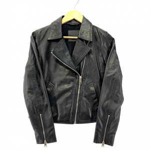 【中古】ALL SAINTS　VELA BIKER　ラムレザーダブルライダースジャケット ブラック オールセインツ[249008248756]