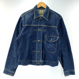 【中古】90s LEE COWBOY 復刻 デニムジャケット 1st サイズM リー インディゴ 0401 カウボーイ [249008248961]