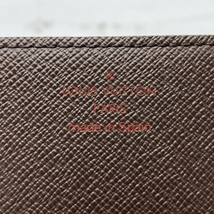 【中古】LOUIS VUITTON ダミエ アンヴェロップ・カルト ドゥ ヴィジット N62920 ルイヴィトン ブラウン[240019451589]_画像5