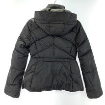 【中古】MONCLER アロエダウンジャケット サイズ00 フード・ベルト付き モンクレール ブラック ALOES F20931A54600[249008248664]_画像2