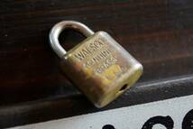 VINTAGE WALSCO PADLOCK（ ナックル　パン　ショベル　サイドバルブ _画像4