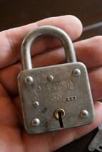 VINTAGE MASTER PADLOCK④（ ナックル　パン　ショベル　サイドバルブ _画像7