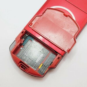TO1 ソニー SONY PSP-3000 レッド 本体 動作未確認の画像7
