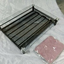 y040307t Masthome カプセルホルダー ネスプレッソコーヒーカプセル対応 引き出し式 60個用 収納ラック 厚手ぞうきん付き 1列の内寸：約4cm_画像5