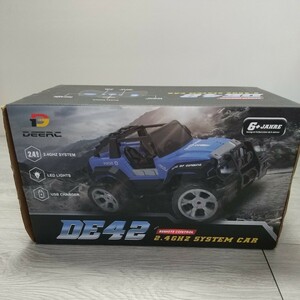  y041204t DEERC ラジコンカー オフロード ジープ 充電式バッテリー RCカー ラジコン 車