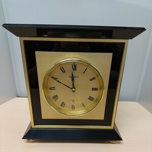 y042412t SEIKO 置時計 飾り時計 クォーツ 昭和 レトロ アンティーク 時計 インテリア
