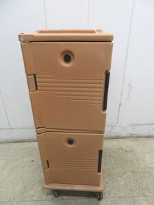 G580◆CAMBRO◆フードパン用カムカート UPC800 460×640×1360 コーヒーベージュ 栃木 宇都宮 中古 業務用 厨房機器