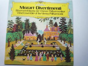 SR02 独DGG盤LP モーツァルト/管楽のディヴェルティメントK.213、240、253、270 ウィーンPO管楽G